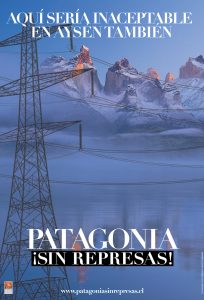 afiche patagonia sin represas
